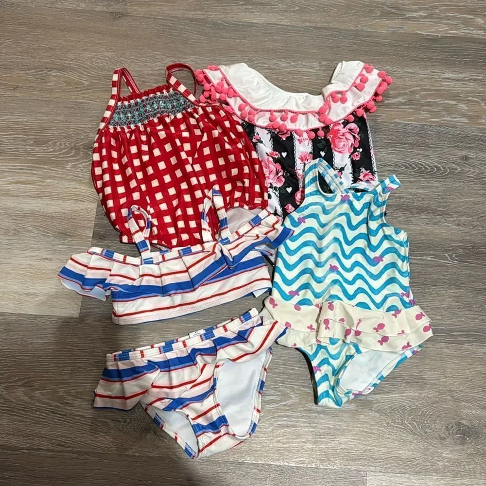 Bundle of 4 Toddler Swimsuits